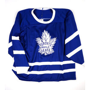 Vintage Toronto Maple Leafs CCM Maska Hockey Jersey XL Mens 80s Blue Air Knit